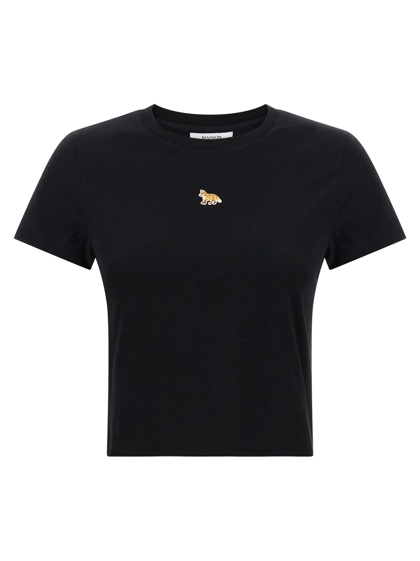 Maison Kitsuné Black Cotton T-Shirt