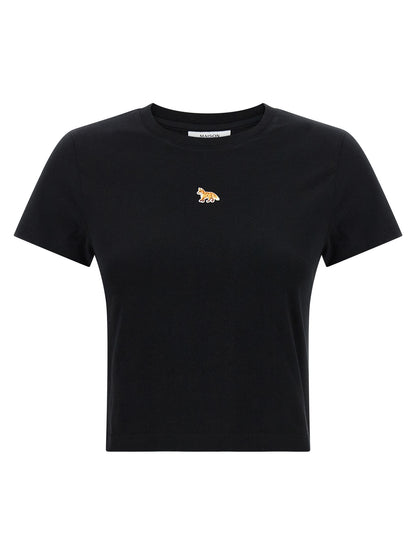 Maison Kitsuné Black Cotton T-Shirt