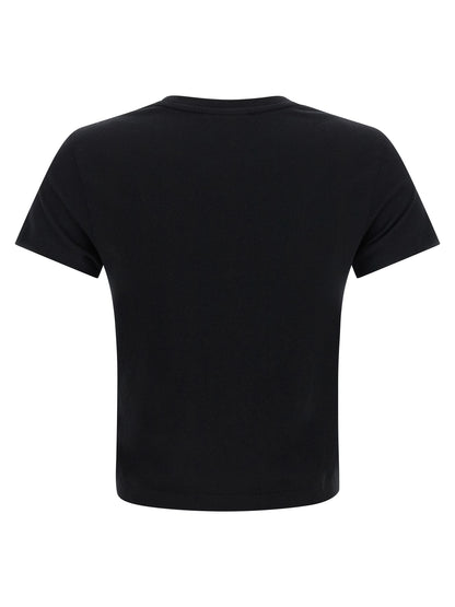 Maison Kitsuné Black Cotton T-Shirt