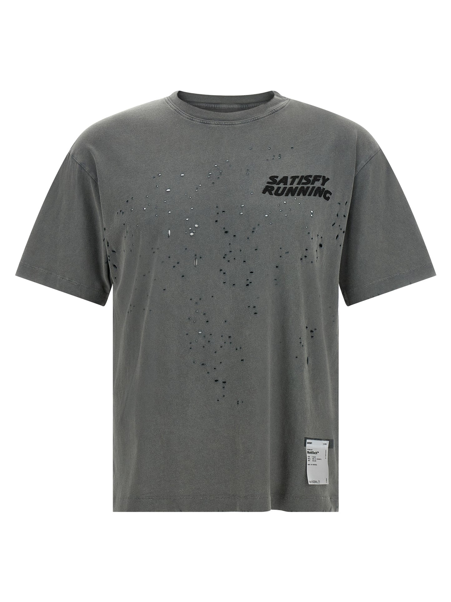 SATISFY Gray Organic Cotton T-Shirt