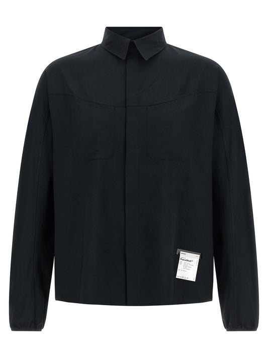 SATISFY Black Polyester Blouse