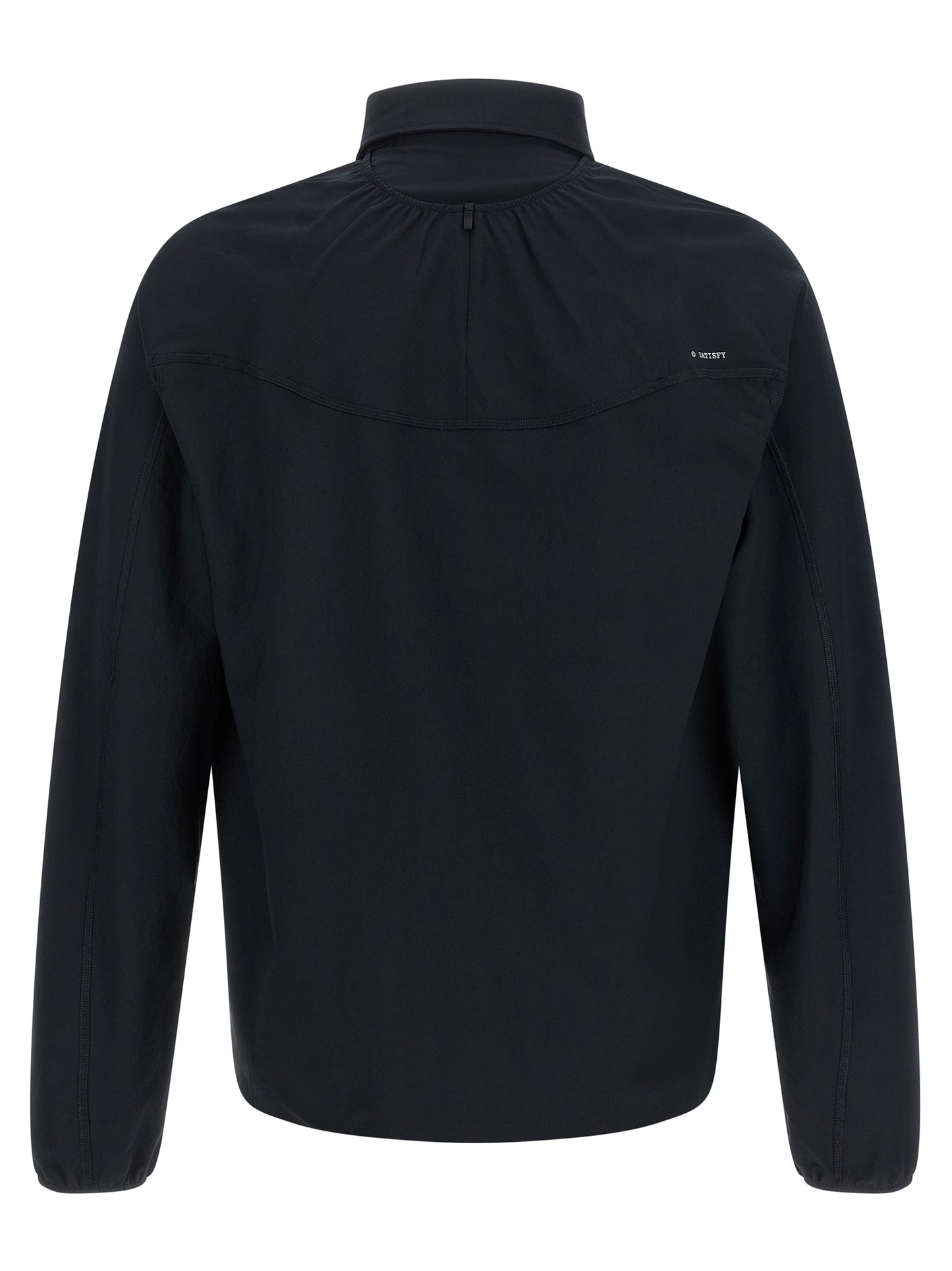 SATISFY Black Polyester Blouse