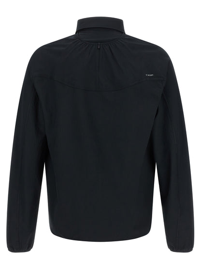 SATISFY Black Polyester Blouse