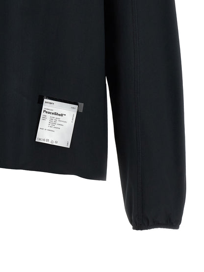 SATISFY Black Polyester Blouse