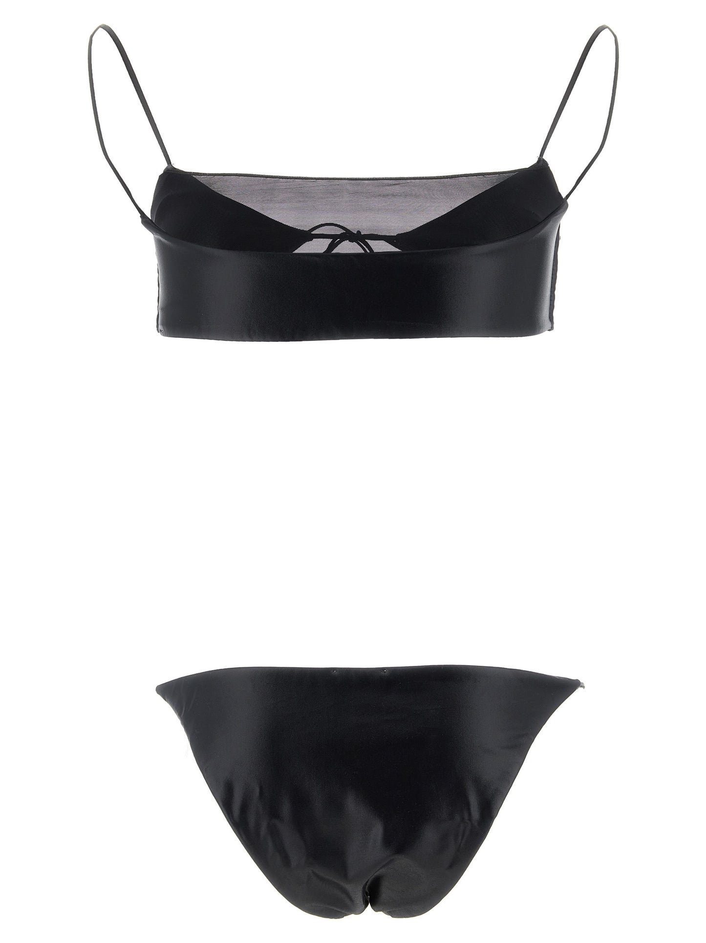 ALLIS Black Polyester Bikini
