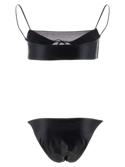 ALLIS Black Polyester Bikini
