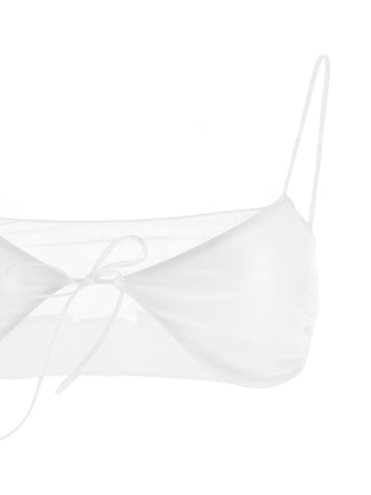 ALLIS White Polyester Bikini