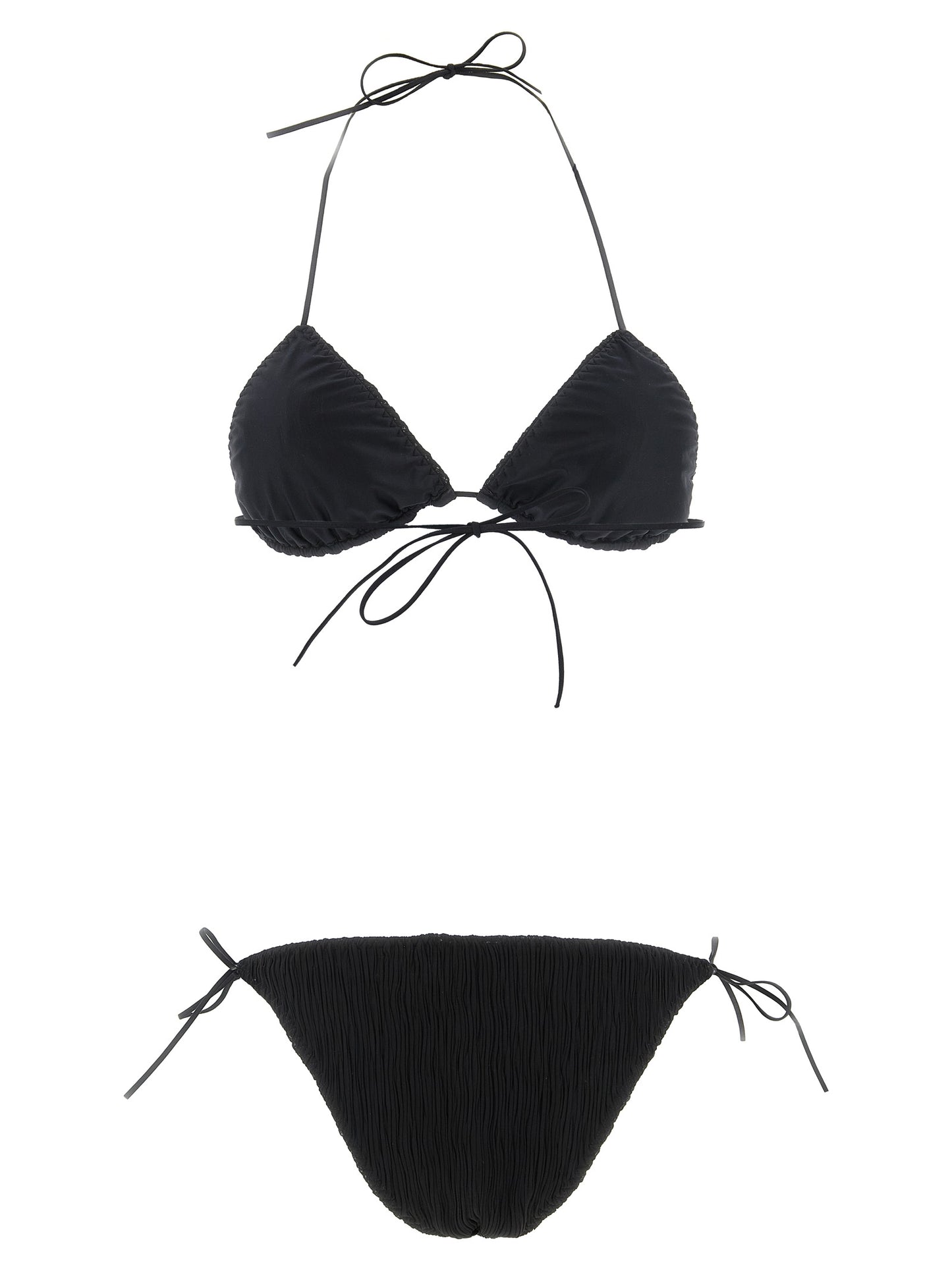 ALLIS Black Polyester Bikini