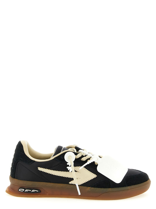 Athletic Sneakers by Off-White for women in silicone nylon suede leather black, white & patterned showcases an impeccable silhouette, defined by an impeccable athletic style design that perfectly captures the essence of the Play Women's Athletic Silicone Nylon Suede Leather Sneakers.
