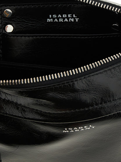 Isabel Marant Black Calfskin Crossbody Bag