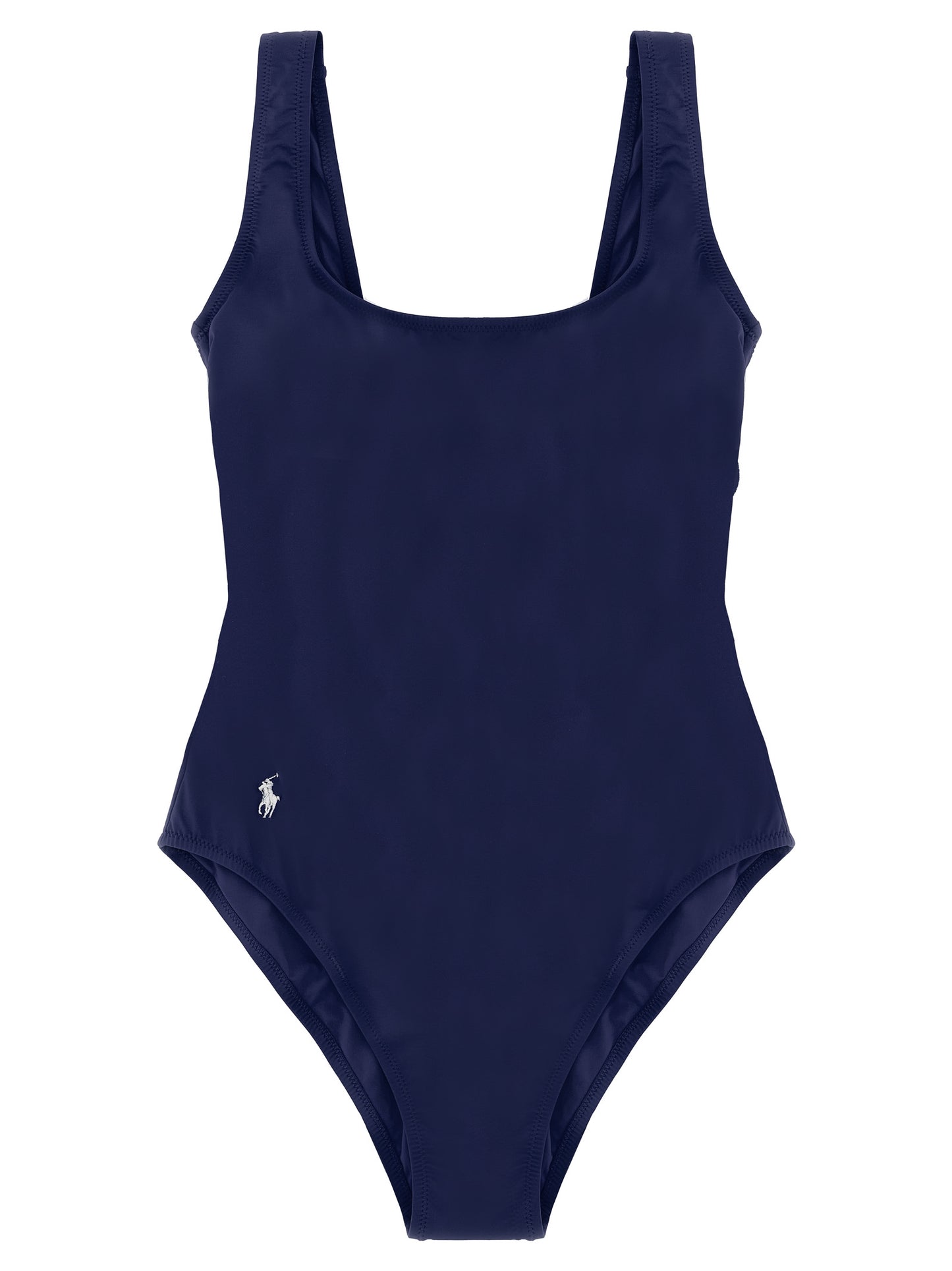 Polo Ralph Lauren Blue Nylon One-Piece Swimsuit