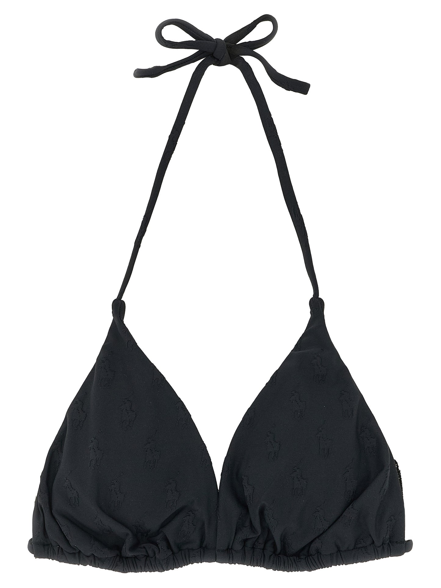 Polo Ralph Lauren Black Recycled Polyester Bikini