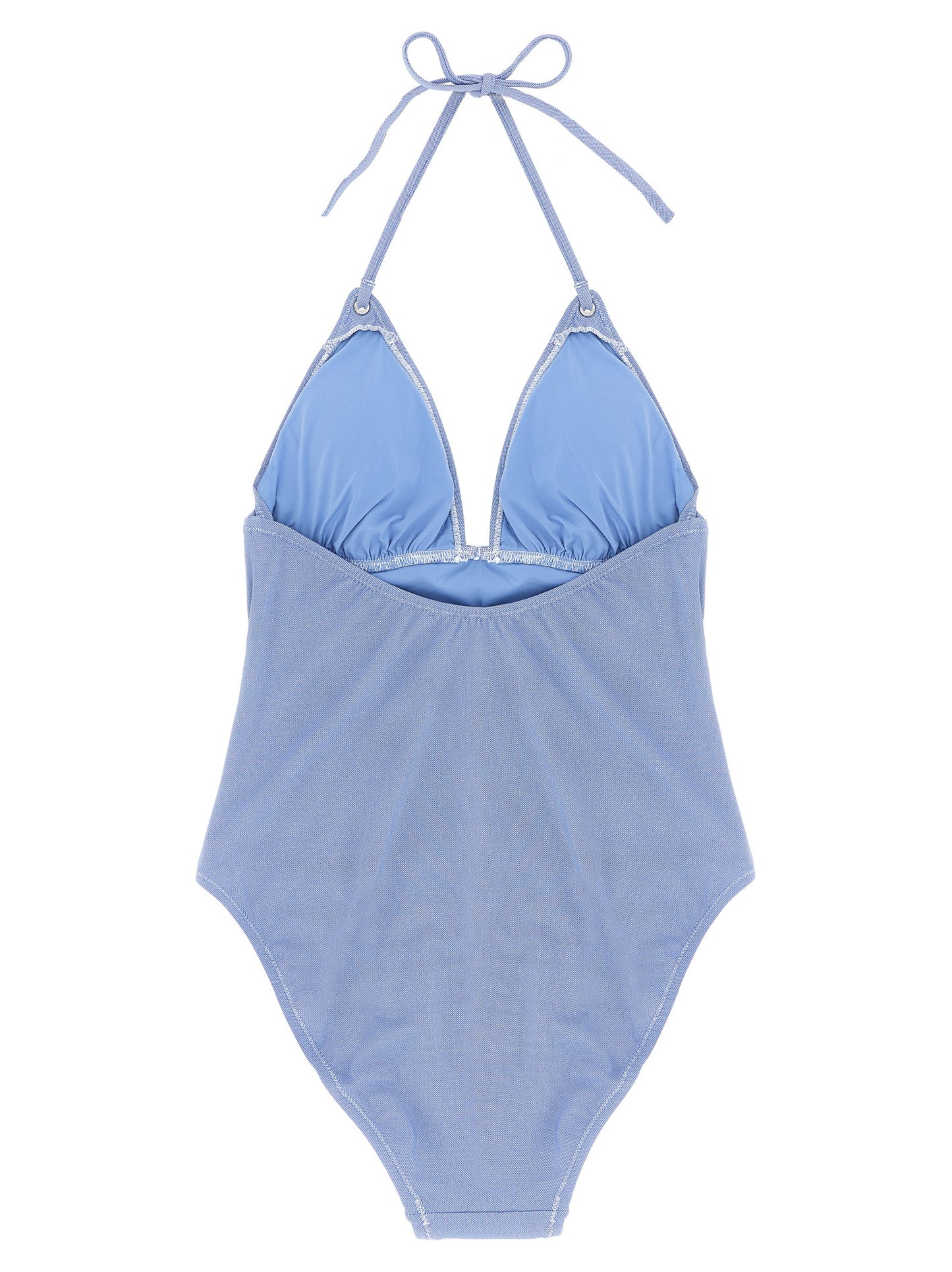 Polo Ralph Lauren Blue Nylon One-Piece Swimsuit