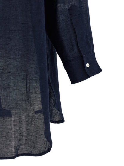 Polo Ralph Lauren Blue Organic Cotton Blouse