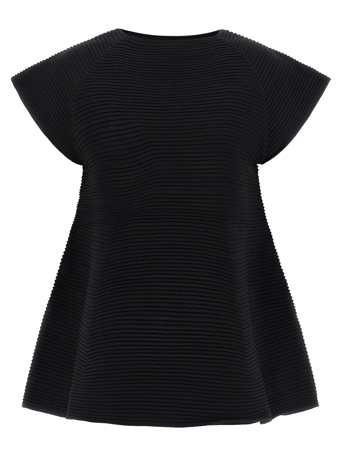 Issey Miyake Black Polyester Short Dress