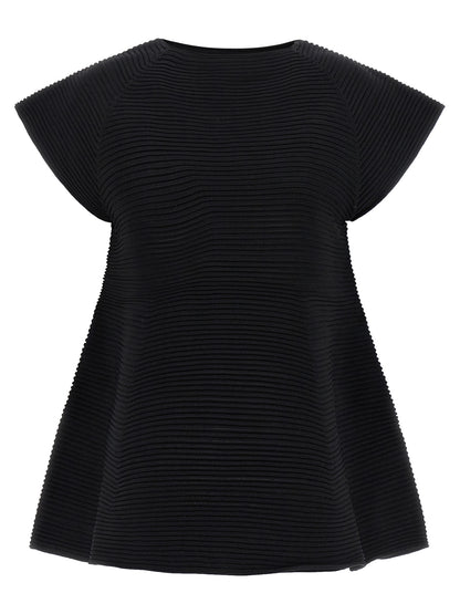 Issey Miyake Black Polyester Short Dress