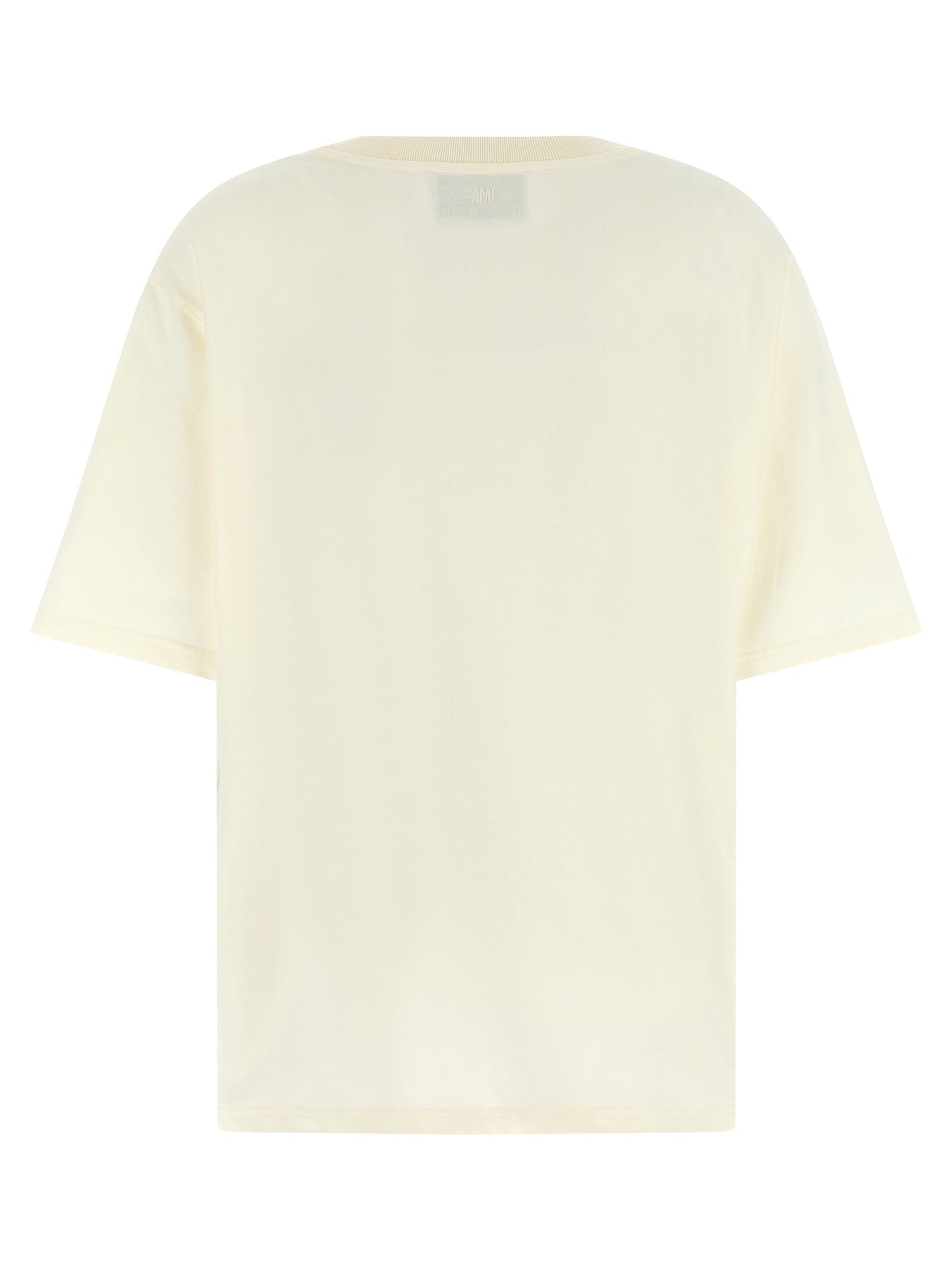 Ami Paris White Cotton T-Shirt