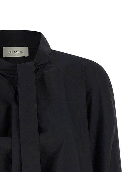 Lemaire Black Cotton Blouse