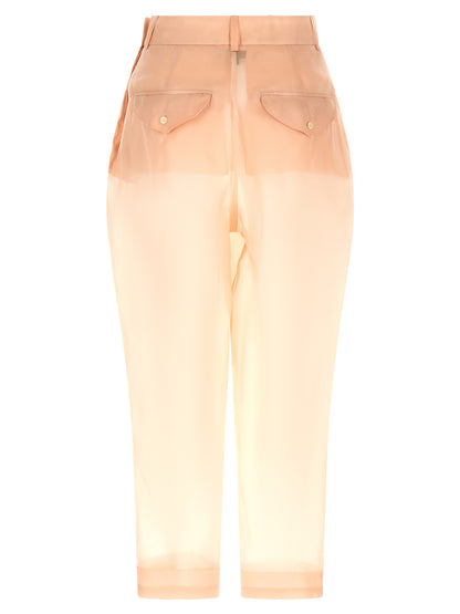 MAISON JEJIA Multicolor Silk Casual Pants