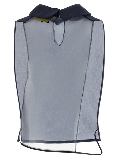 MAISON JEJIA Blue Silk Shirt