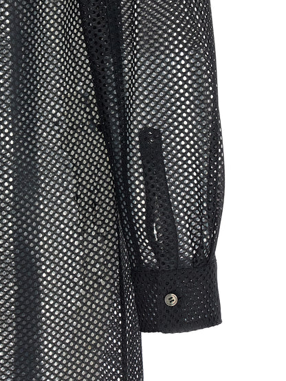 Comme Des Garçons Black Polyester Blouse
