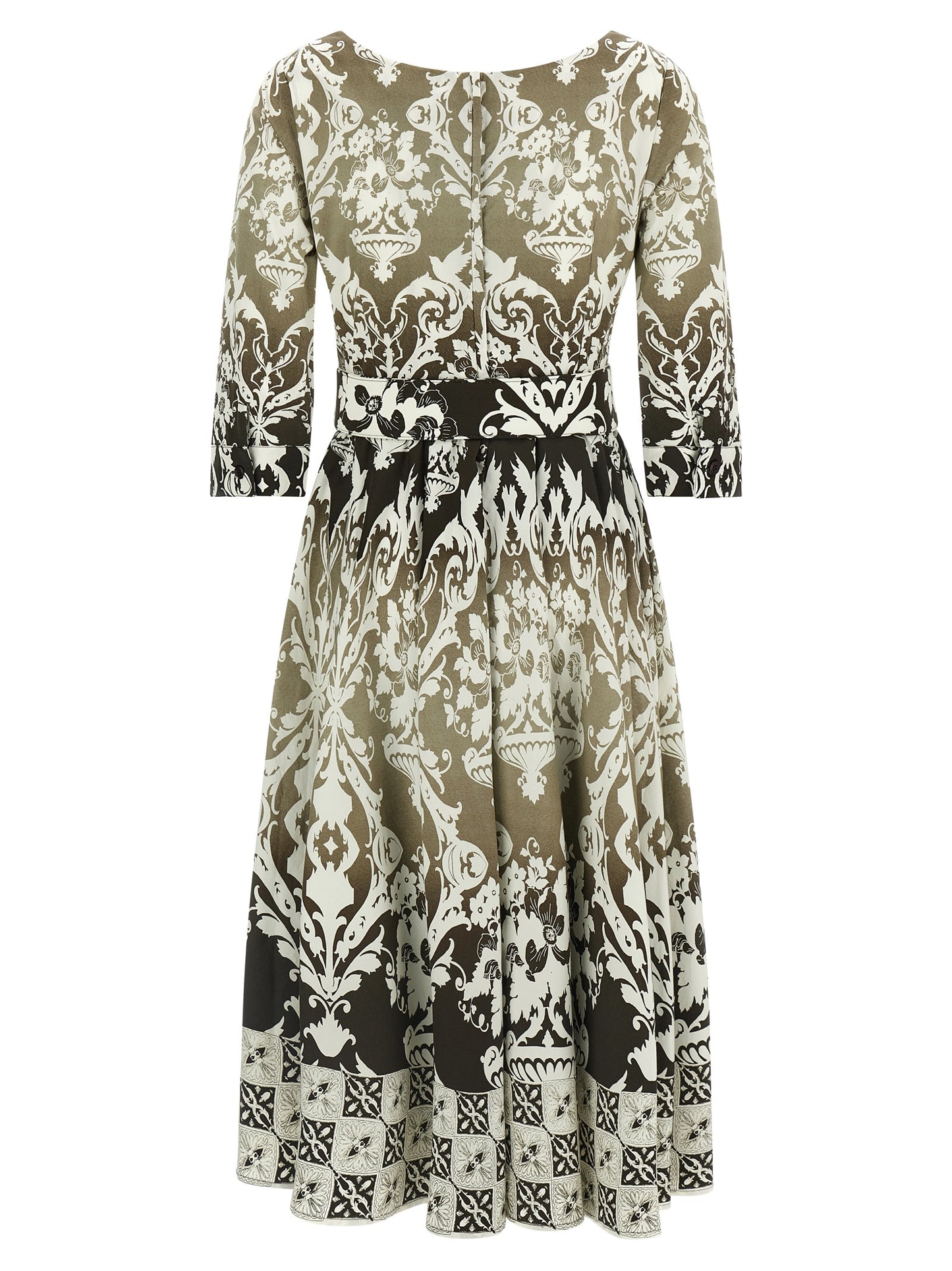 SAMANTHA SUNG Multicolor Cotton Midi Dress