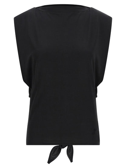 Jacquemus Black Paper Sleeveles T-Shirt