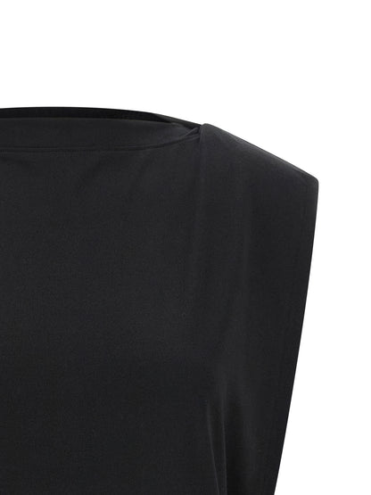 Jacquemus Black Paper Sleeveles T-Shirt
