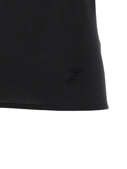 Jacquemus Black Paper Sleeveles T-Shirt
