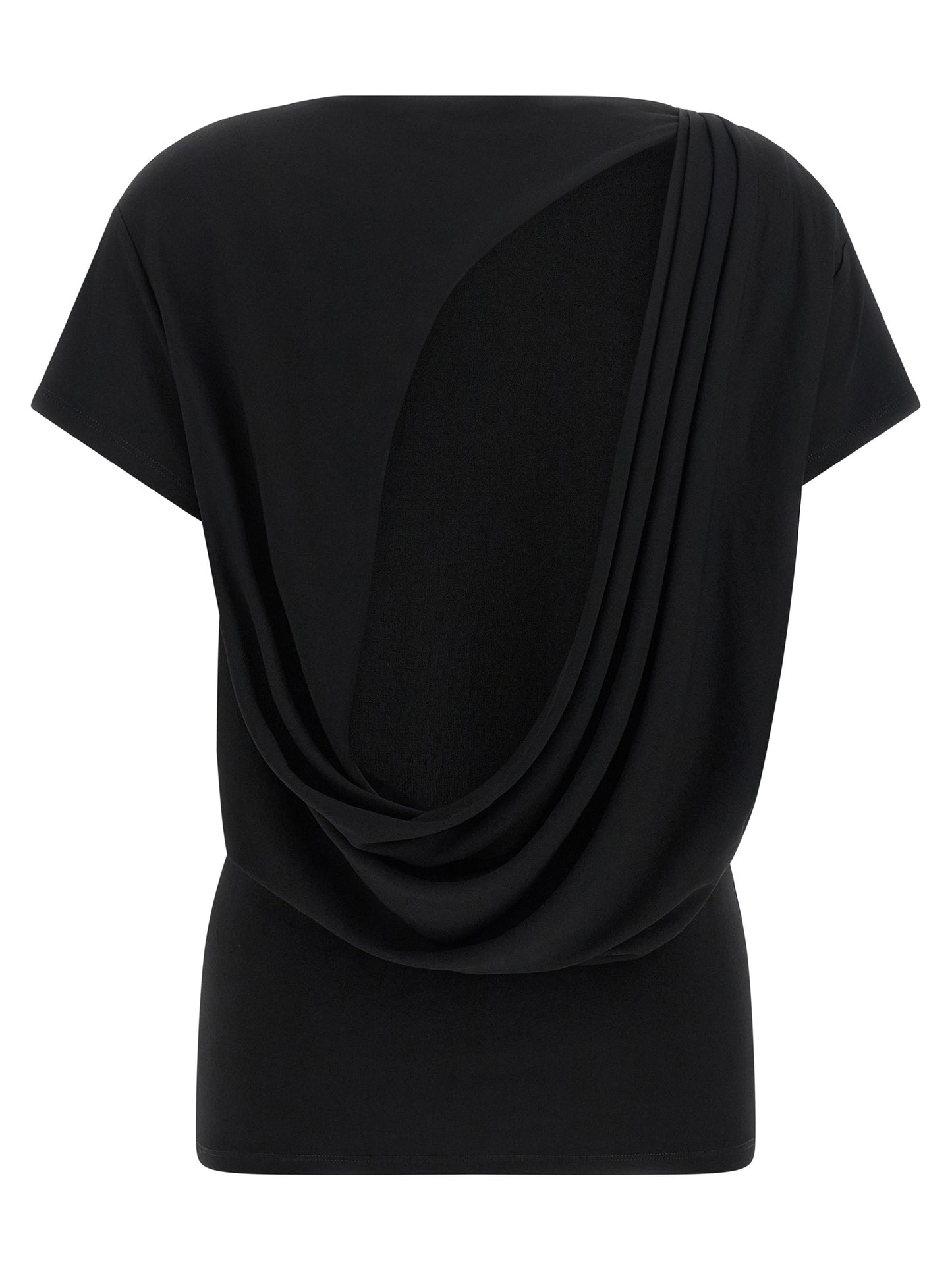 Jacquemus Black Viscose T-Shirt