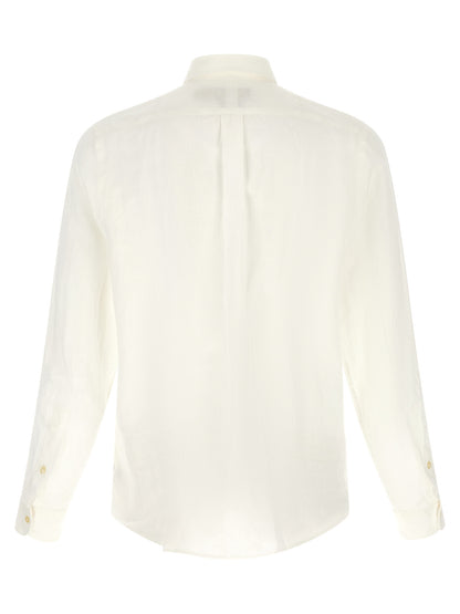Polo Ralph Lauren White Linen Blouse