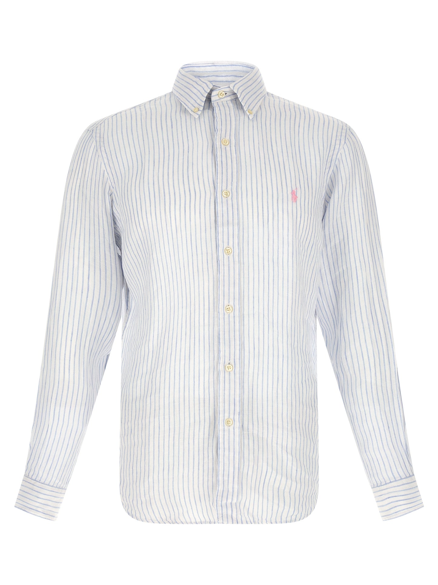 Polo Ralph Lauren Blue Linen Blouse
