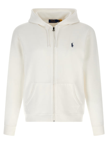 Polo Ralph Lauren White Cotton Sweatshirt