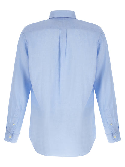 Polo Ralph Lauren Blue Linen Blouse