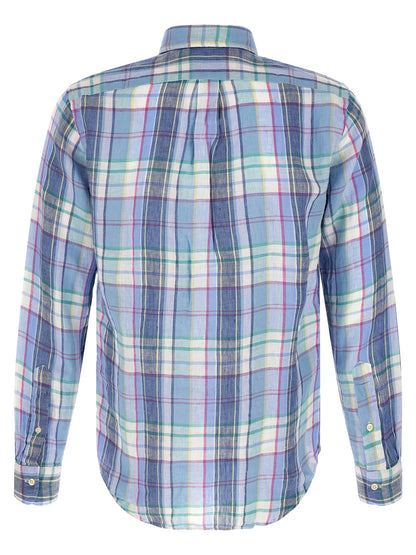 Polo Ralph Lauren Blue Linen Blouse