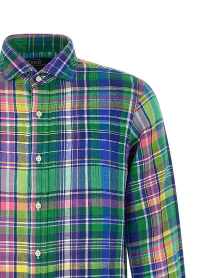 Polo Ralph Lauren Multicolor Linen Blouse