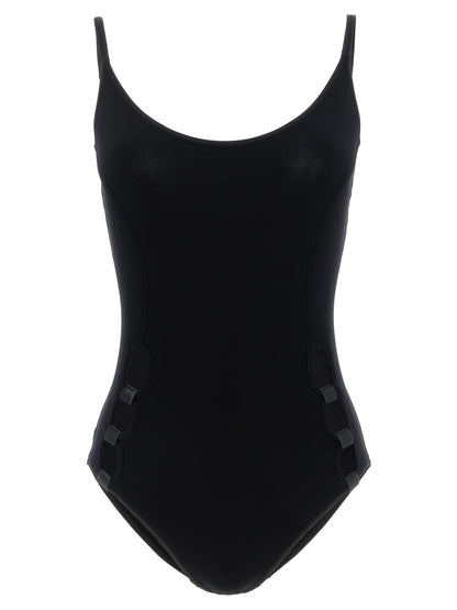 Eres Black Polyamide One-Piece Swimsuit