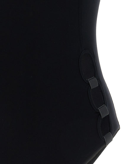 Eres Black Polyamide One-Piece Swimsuit