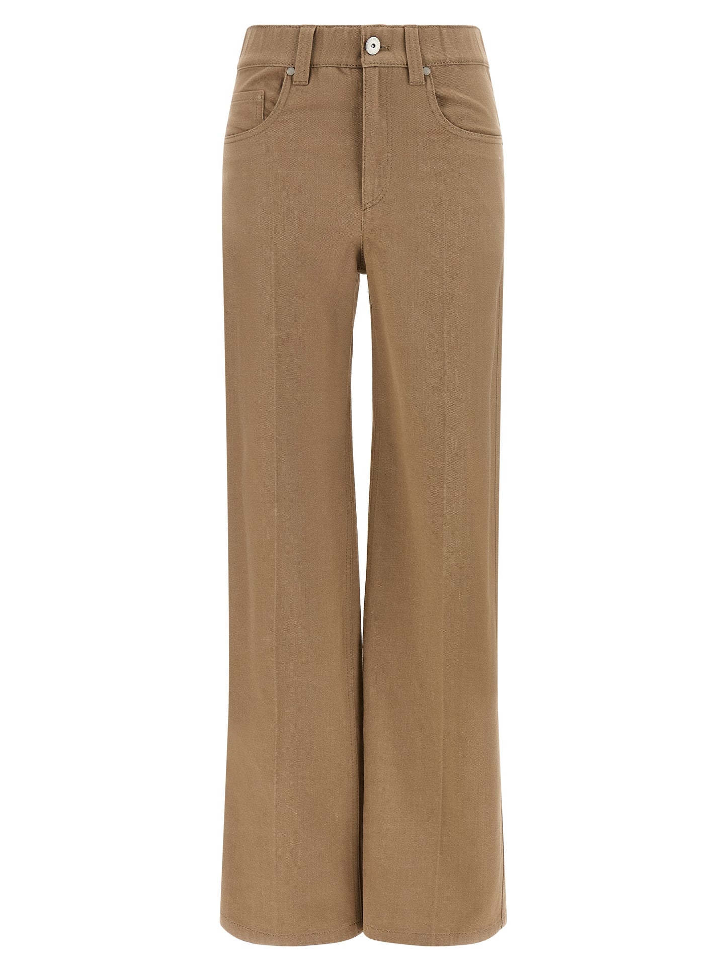 Brunello Cucinelli Beige Cotton Jeans Denim