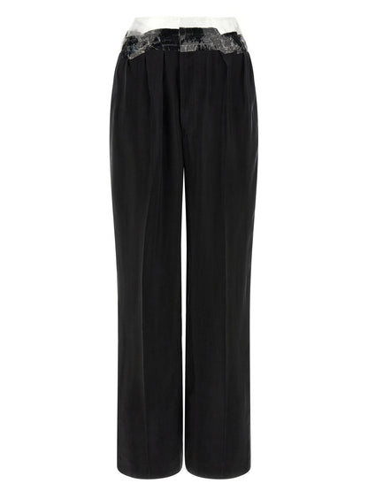 Maison Margiela Black Copper Casual Pants