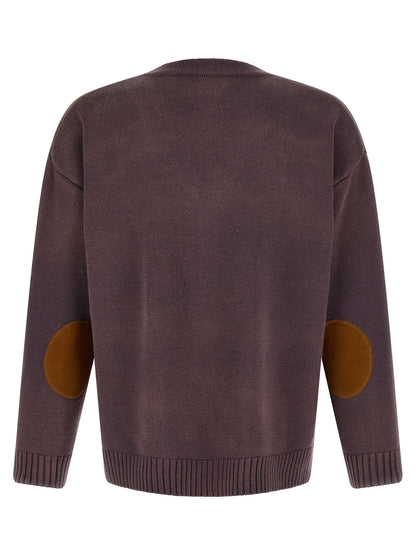FOUND Brown Cotton Cardigan
