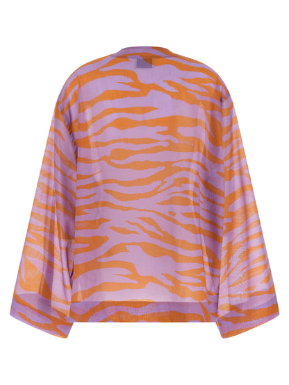 The Attico Purple Cotton Blouse