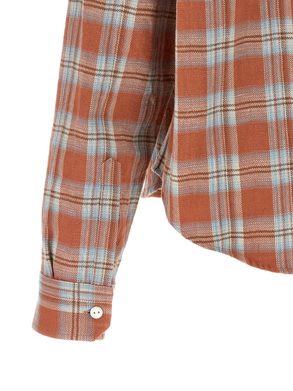 SECOND/LAYER Orange Cotton Blouse