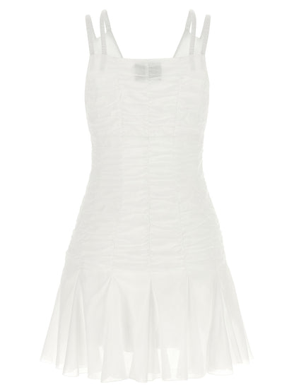 Giovanni Bedin White Cotton Short Dress