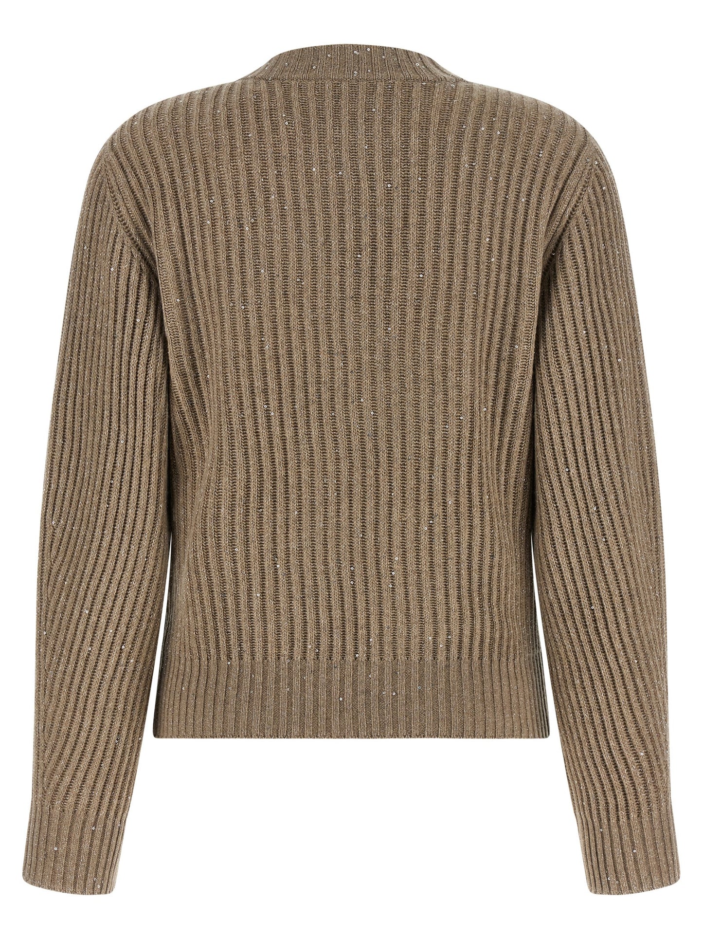 Brunello Cucinelli Beige Cashmere Cardigan