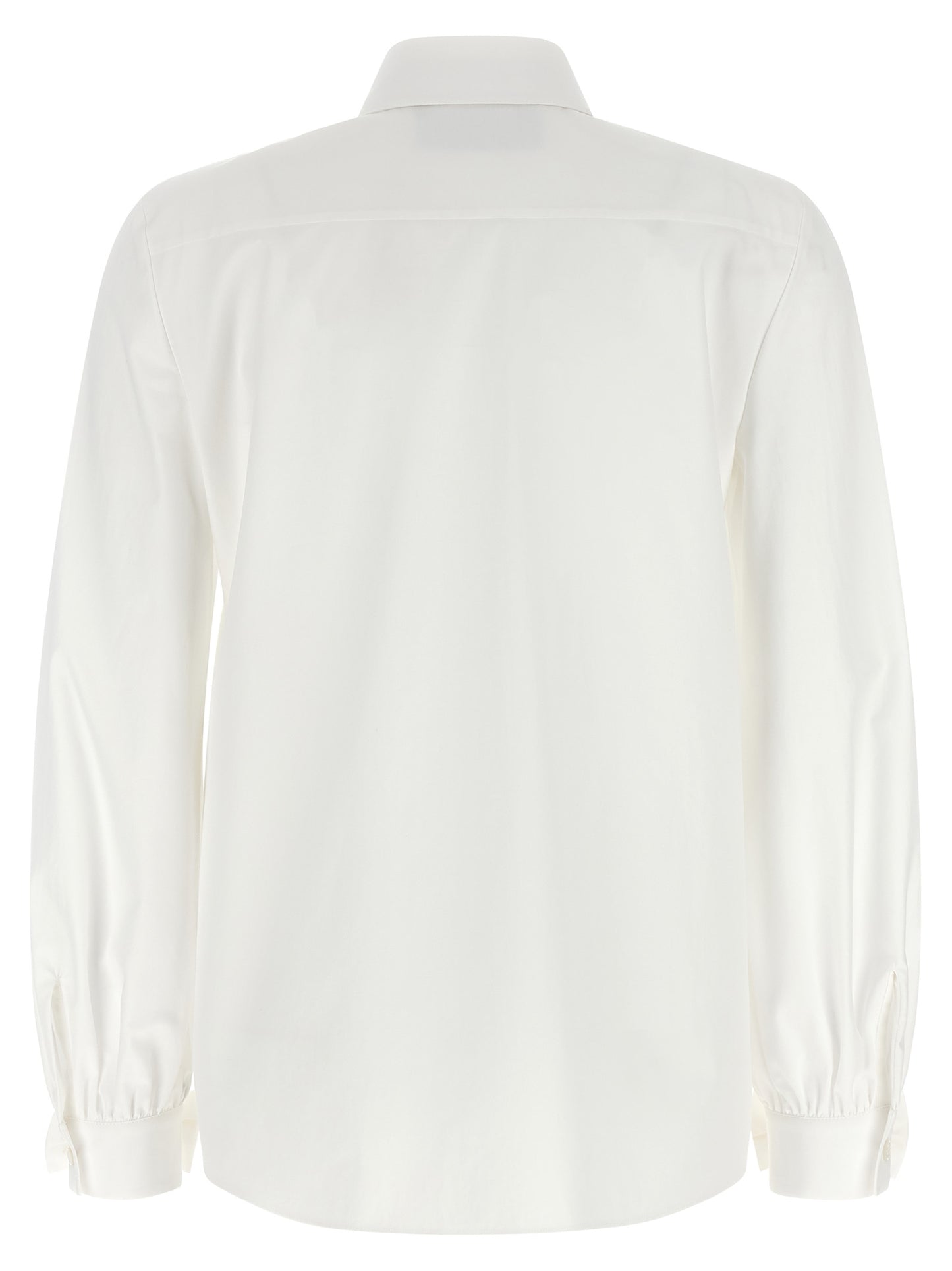 Blouse by Valentino Garavani for women in cotton white & signature showcases a sublime silhouette, artfully detailed with a sublime and for a sophisticated, sublime finish.