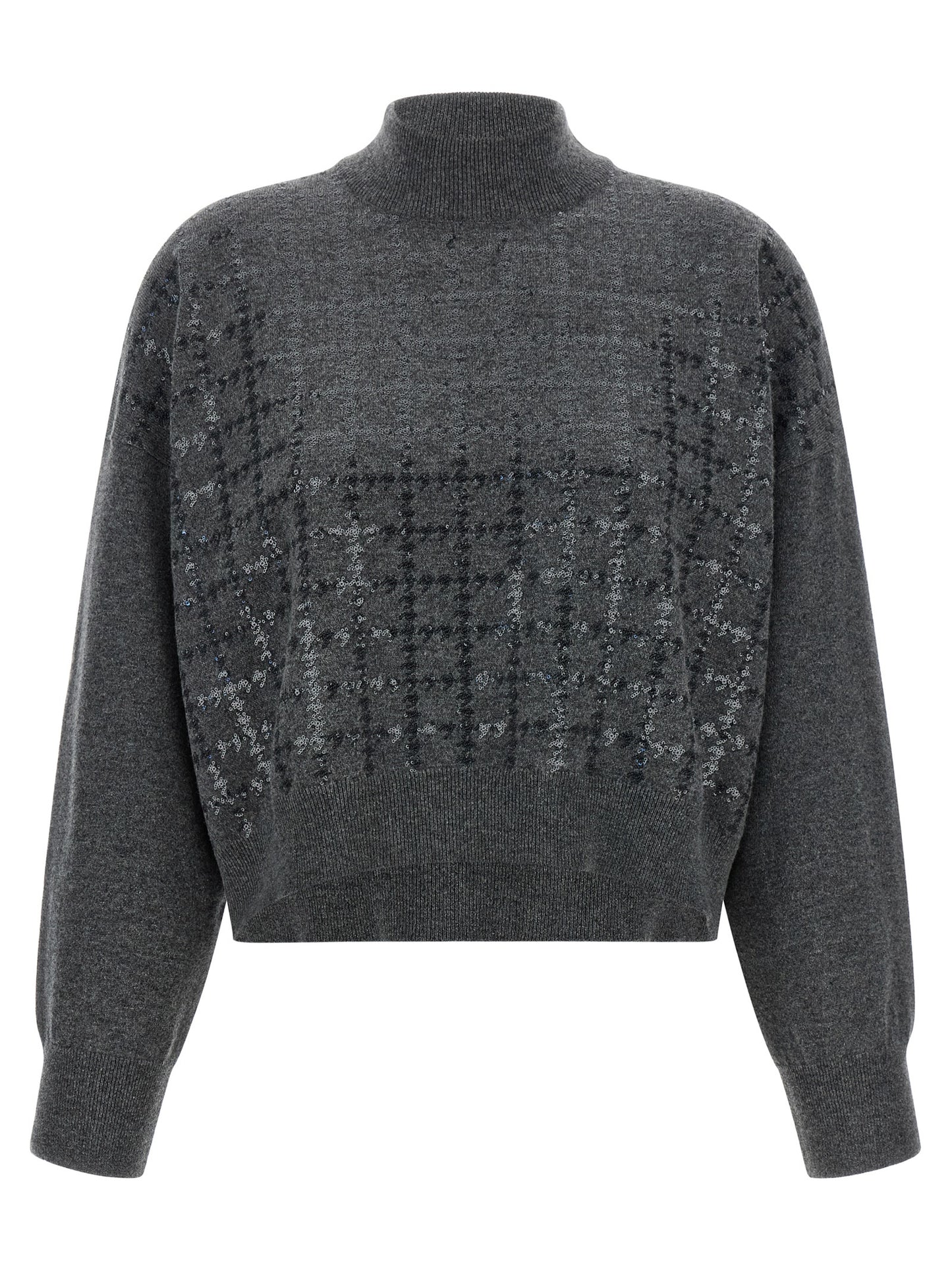 Brunello Cucinelli Gray Cashmere Cardigan
