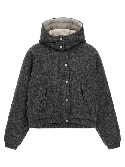 Brunello Cucinelli Gray Virgin Wool Jacket