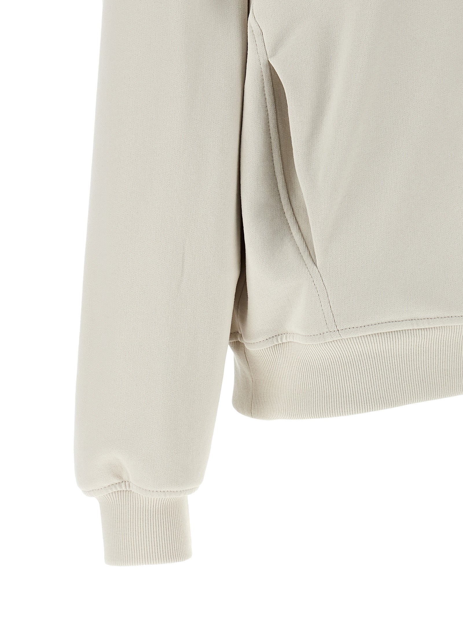 Sweatshirt Hoodie by Brunello Cucinelli for women in leather & cotton beige & signature features an luminous silhouette, showcasing a sophisticated and for a truly luminous look.