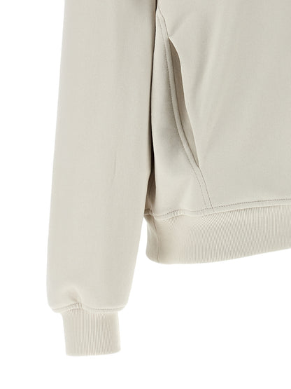 Sweatshirt Hoodie by Brunello Cucinelli for women in leather & cotton beige & signature features an luminous silhouette, showcasing a sophisticated and for a truly luminous look.